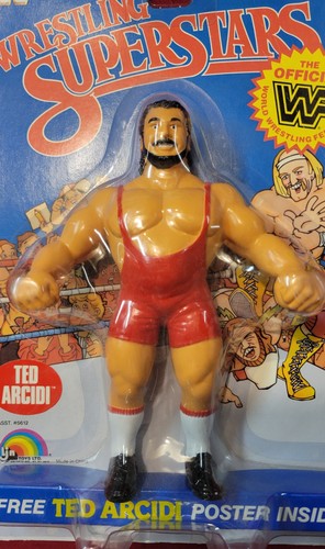 VINTAGE LJN WWF WRESTLING SUPERSTARS TED ARCIDI FI...