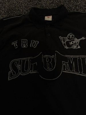 最安値　supreme × True Religion Polo shirts Supreme True Religion Applique Polo Black Men's - FW25 - US