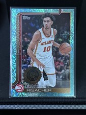 2025-26 Topps Zaccharie Risacher Glitter Foil Rookie #62 Atlanta Hawks