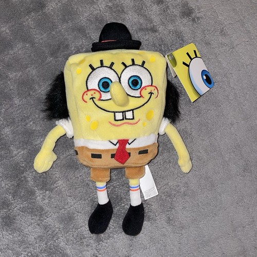NWT RARE Spongebob Squarepants Grown Up Plush Mattel 2008 HTF Viacom Jakks Nick