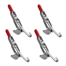 375 Lbs. Holding Capacity, J Hook Toggle Clamp 451 W Hook Type Draw Latch Pull A