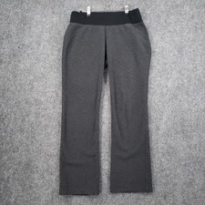 Columbia Pants Womens Medium Gray Benton Springs Fleece Mid Rise Hiking Outdoor