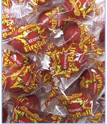 2 LB Two Pounds Ferrara Pan Atomic Fireballs Premium Large Size