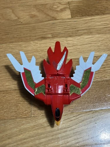 VTG Power Rangers Deluxe Zeo Red Phoenix Eagle Zord Megazord Bandai 1996