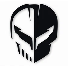 C8 Jake Skull Corvette Stingray - Vinyl Decal Sticker - CHOOSE Size & Color