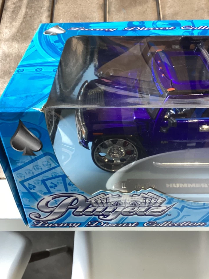 Maisto Playerz 1:18 Scale Die-cast Car Hummer H2 SUT Concept In Purple New i - Image 4 of 4