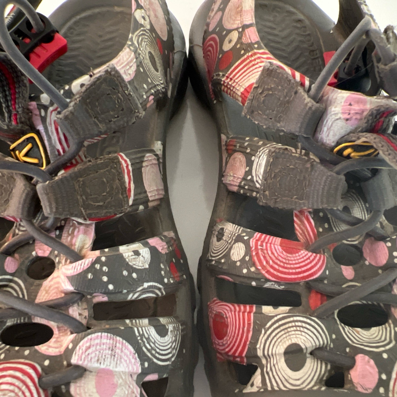 Sandali KEEN bambini taglia 12 grigio rosa impermeabili outdoor escursionismo fiume scarpe