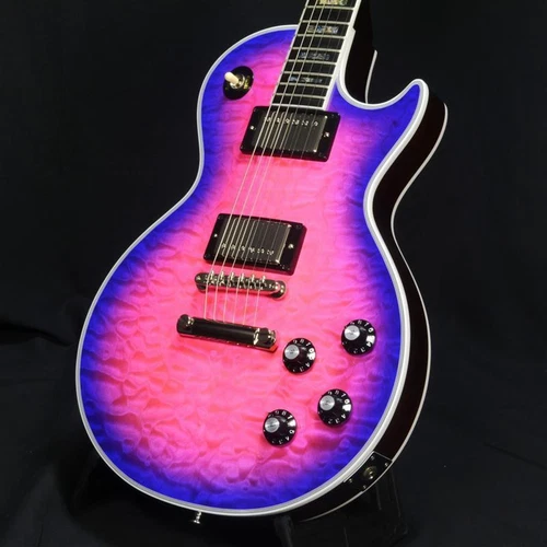 Gibson Custom Shop 1968 Les Paul 5A Quilt Gloss Neon Purple Burst *Nd580