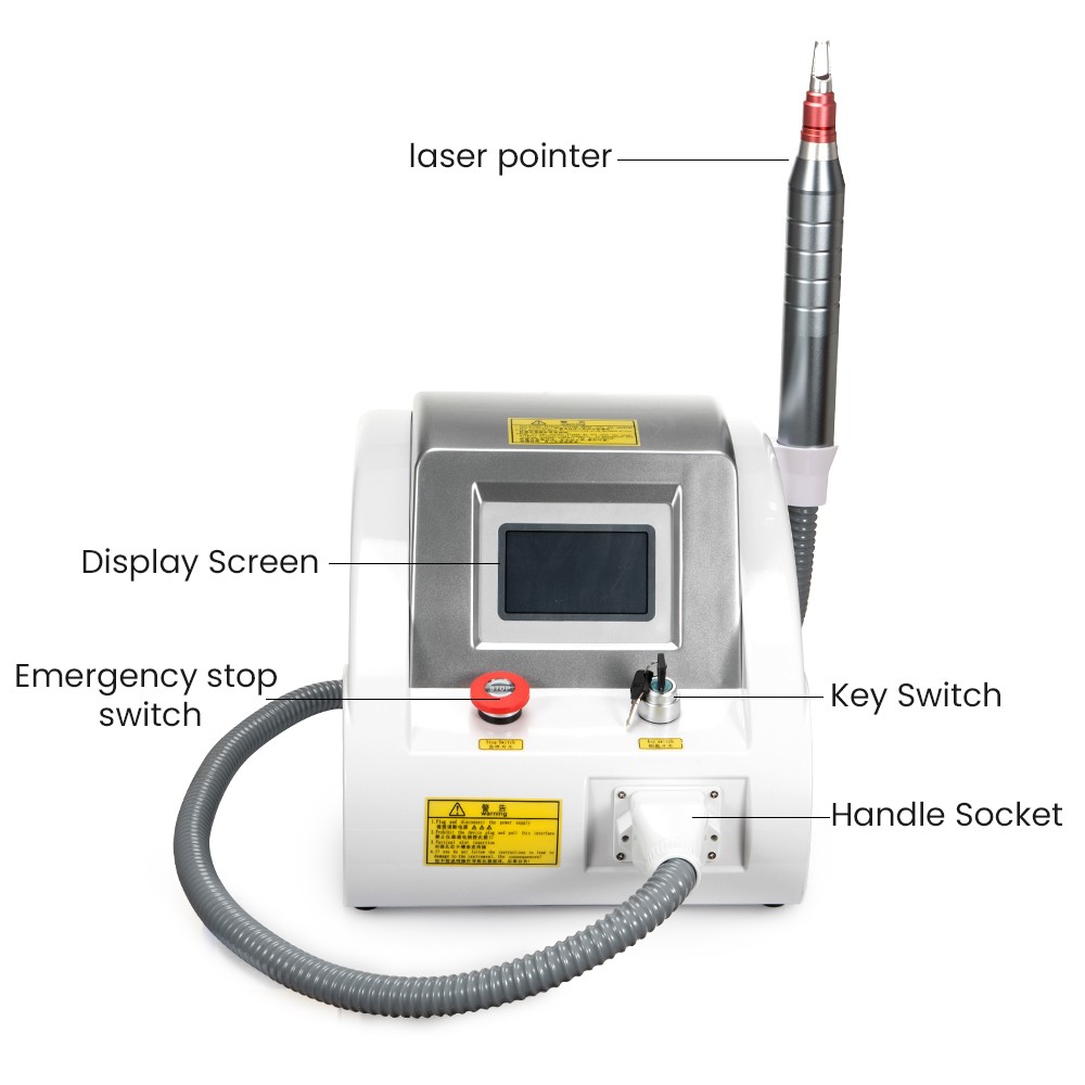 Picosecond tattoo Removal Laser Machine Nd Yag Pico Pigment Dark Spot Removal-