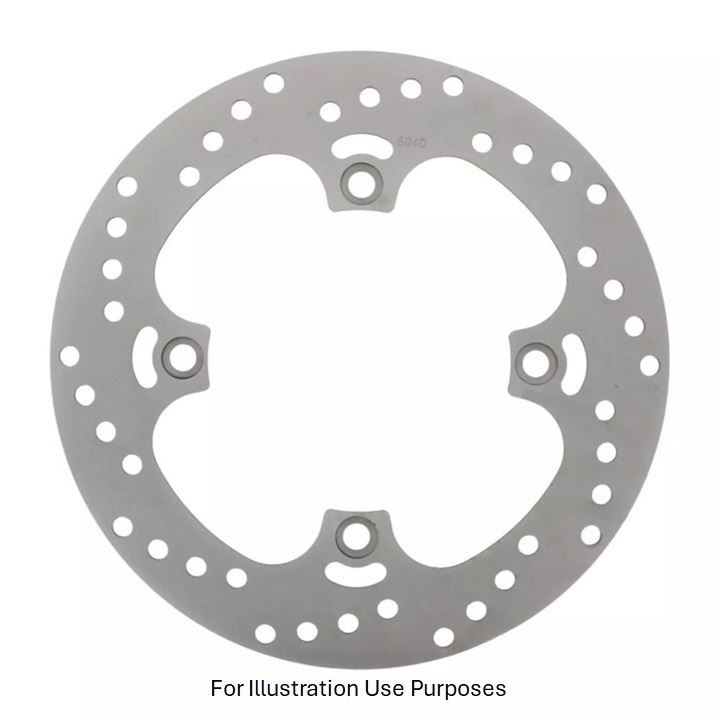 EBC MX/ATV/END Solid Brake Disc (3) FLHS for Suzuki DR 350 SE 4 Bolt Front 96-99