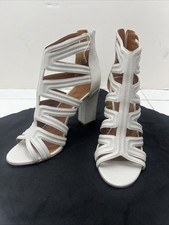 YOOX Sandals Boots 40 Caged Open Booties Mule...