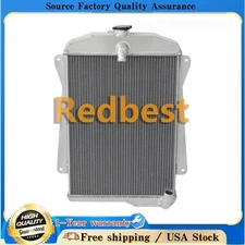 CC4041 For 1940-41 Chevy Special Deluxe Master 85 3.5L l6 3Row Aluminum Radiator