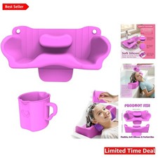 Versatile Shampoo Bowl with Neck Support for Pregnant & Mobility-Impaired Users