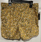 Original Use Men’s Swim Trunks L Yellow Banana Print 5" Inseam Back Pocket — photo 3