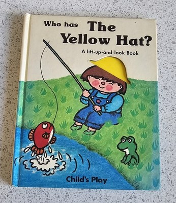 WHO HAS THE YELLOW HAT? A Lift-Up-And-Look Book By Shinobu Ariga 1982