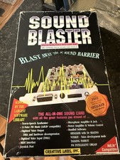 Creative Labs Sound Blaster CT1350B Sound Card VINTAGE in Box w/ ALL Accessories