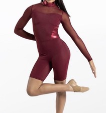 Womens WEISSMAN balera gymnastics dance ballet leotard small adult sa leotard
