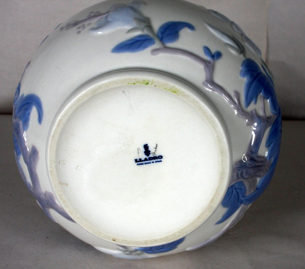 BEAUTIFUL LLADRO PORCELAIN FLOWER VASE SPARROWS BIRDS 10 BEAUTIFUL LLADRO PORCELAIN FLOWER VASE SPARROWS BIRDS 10