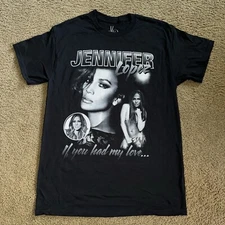 JLo Jennifer Lopez “If You Had My Love” Graphic T-Shirt Medium Retro Hip Hop