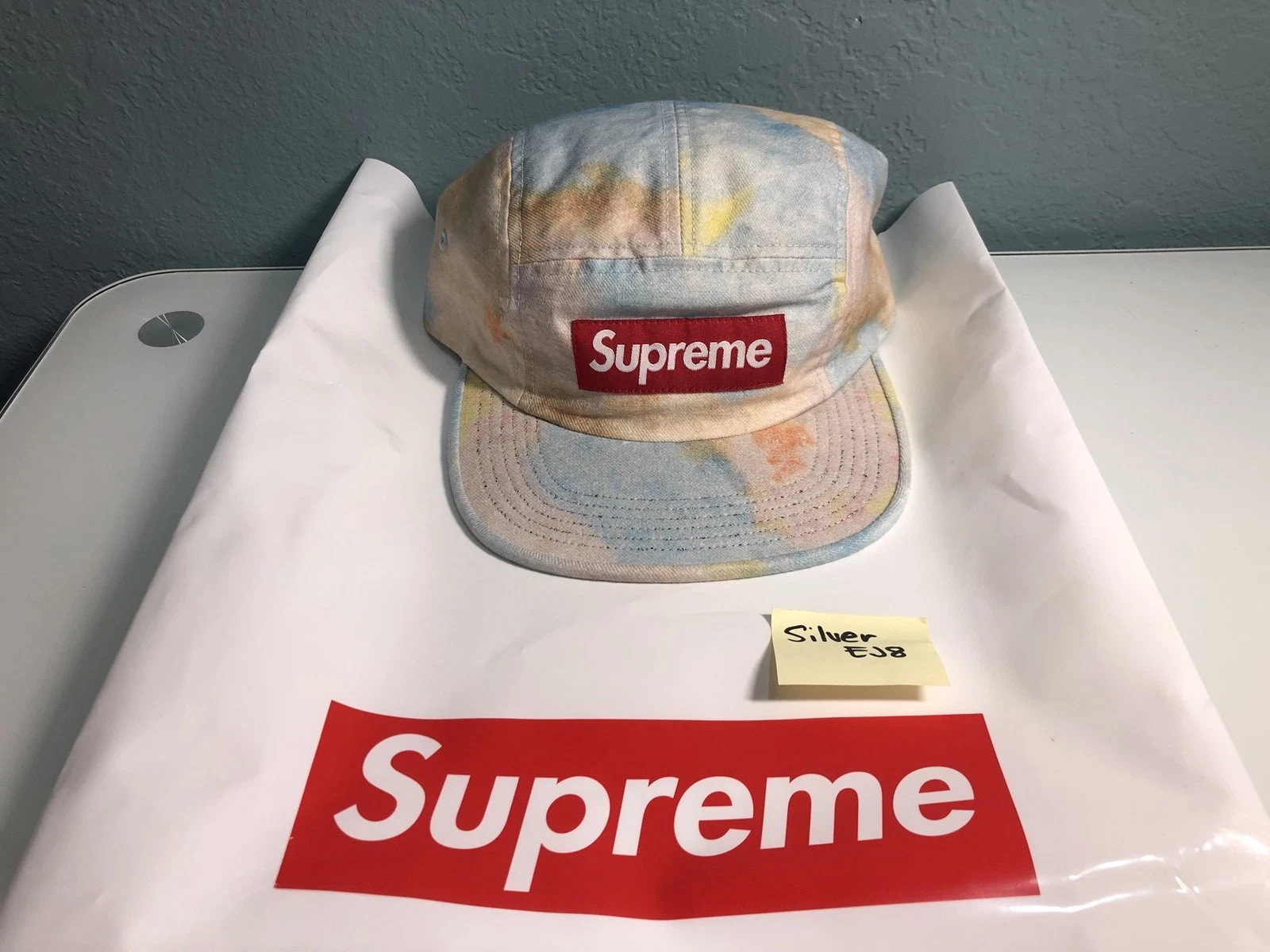 Supreme New York Multicolore Demin Hat Box Logo SS18