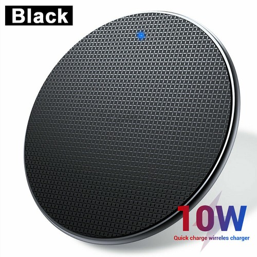 QI Caricabatteria Wireless Veloce Pad di Ricarica Dock per iPhone Android Samsung Cellulare - Foto 5 di 6