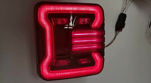 LED Tail Lights For 2007-2018 Jeep Wrangler JK JKU Rear Brake Reverse Turn Lamp - Video 1 of 1