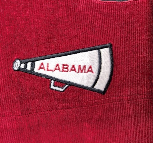 Vintage University Of Alabama Corduroy Dress Size S Castles Sport - Picture 7 of 12