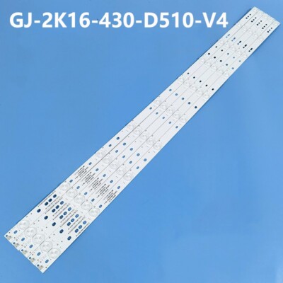5× LED-Streifen Leisten für LG LVF420AUBK LB43101 LB43015 V0 GJ-2K16-430-D510-V4