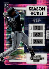 2022 Panini Chronicles Curtis Terry #13 Contenders Optic Pink Pulsar Twins 11B