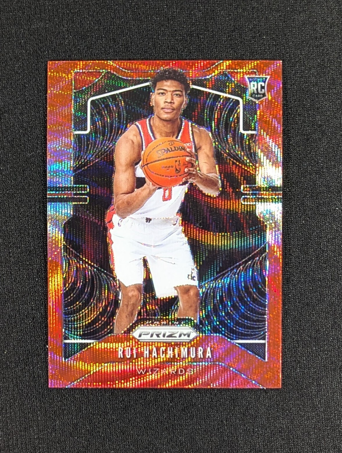 2019-20 Panini Prizm Rookie Ruby Wave Prizm Rui Hachimura #255 Rookie RC