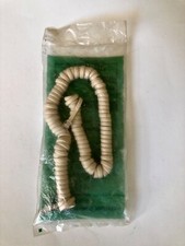 Long Ivory Western Electric Handset Cord H4DU Modular Spring Phone Cord C Stock