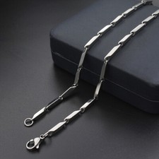 Stainless Steel 55 cm 21.6 in 2 mm Rhombus Chain with lobster clasp