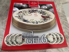 Lenox Winter Greetings New In Box Set of 6 Di...
