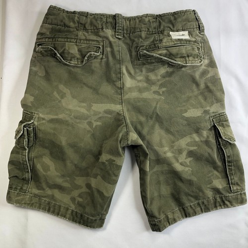 Abercrombie & Fitch Herren 30x9,5" Camouflage Cargo Shorts Knopfleiste Kordelzug - Bild 2 von 11
