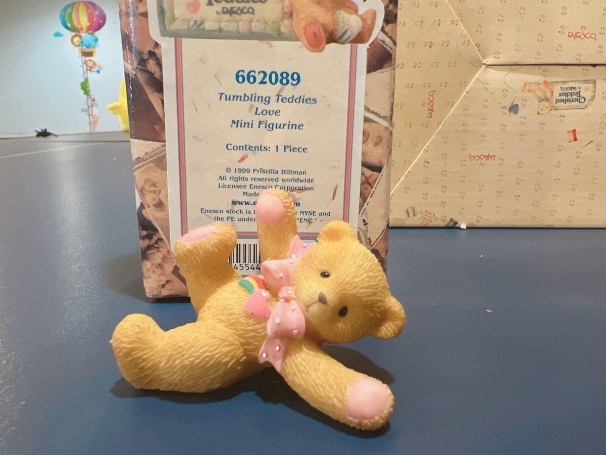 cherished teddies 660289 tumbling teddies love mini figurine | eBay