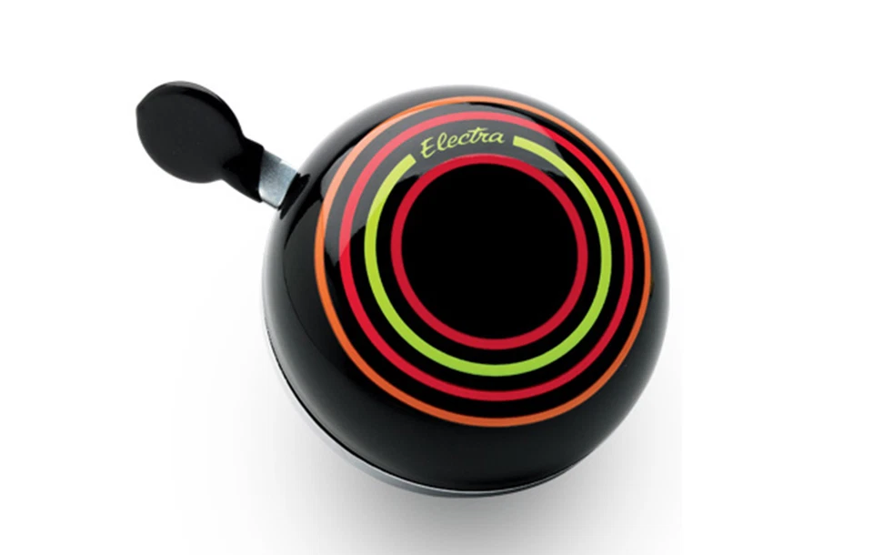 Electra Bicycle Ding Dong Glocke, laute zweiklang Fahrrad Klingel XXL 8cm Bunt - Bild 4 von 4