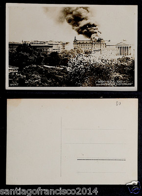 AUSTRIA 80.-WIEN -15 Juli 1927 der Brennende Justizpalast