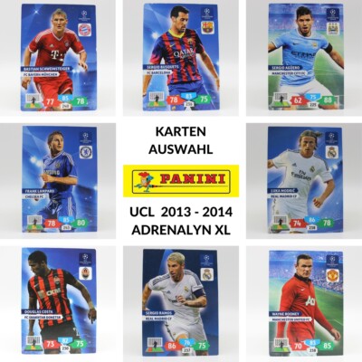 Panini UEFA Champions League 2013-2014. Adrenalyn XL | Karten Auswahl