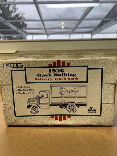 ERTL 1926 Mack Bulldog Delivery Truck Diecast Bank "Helig Meyers" New In Box - 第 3/4 張圖片