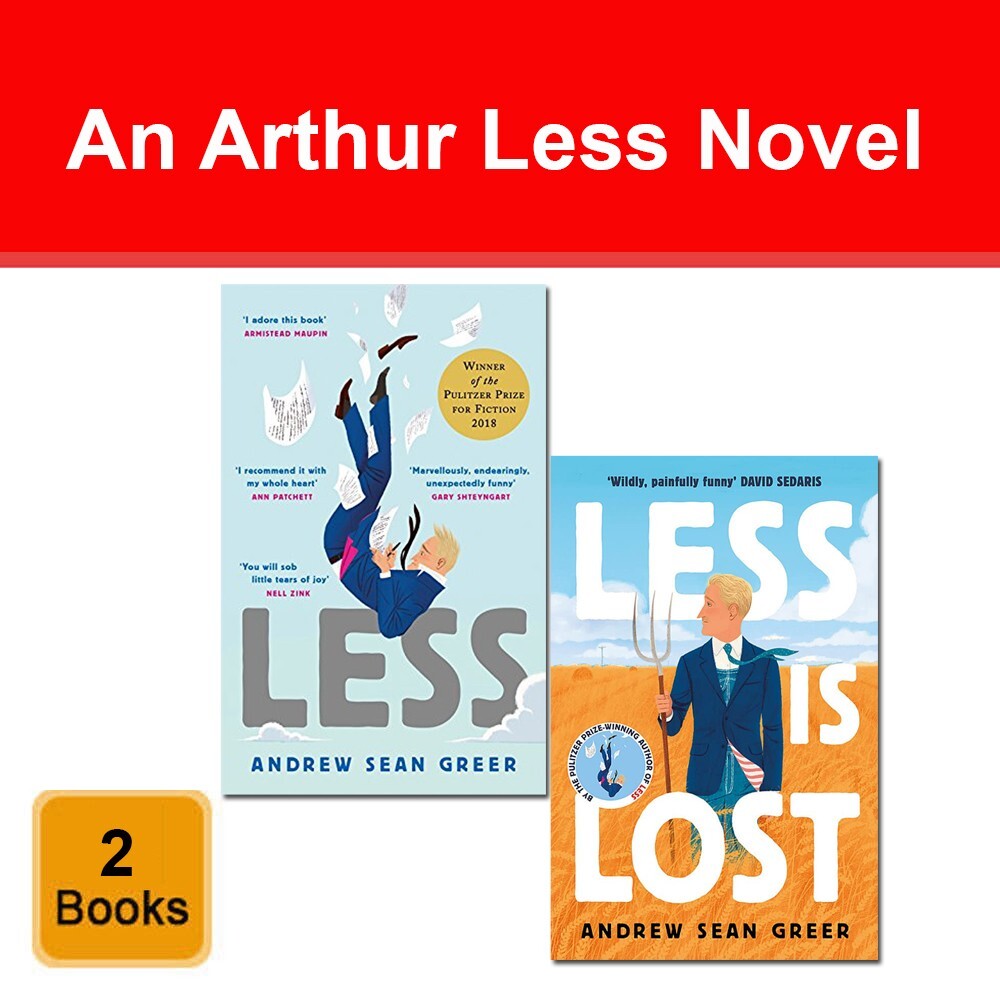 An Arthur Less Novel 2 Books Collection Set by Andrew Sean Greer | Less is Lost