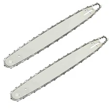 2-Set 22" Chainsaw Guide Bar and 22" Saw Chain Blade Links .325" .058 Gauge 86DL