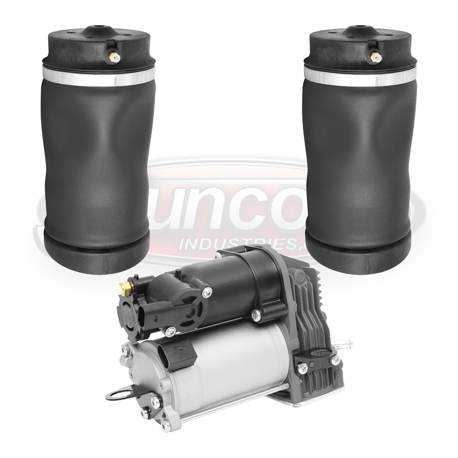 2006-2013 Mercedes R350 Rear Air Springs Pair & Compressor w/ 4 Corner Leveling