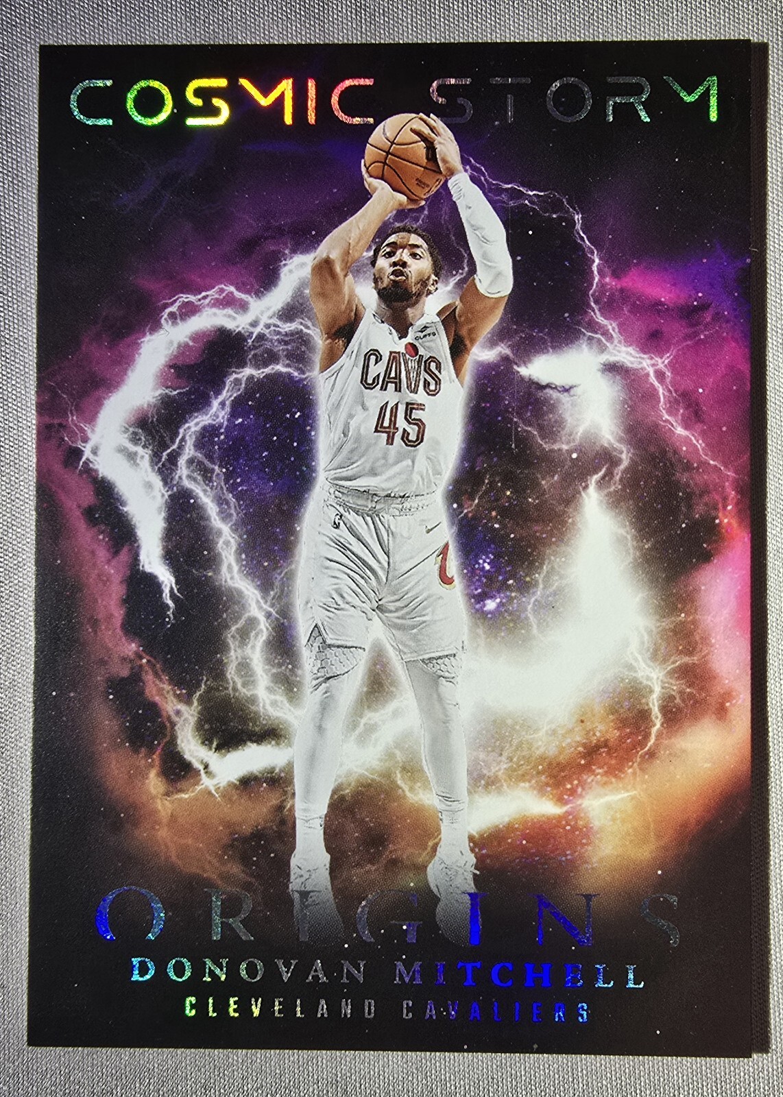 2023-24 Panini Origins #5 Donovan Mitchell Cosmic Storm SP Cavaliers All-Star