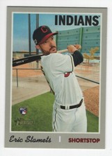 2019 Topps Heritage Baseball Rookie ERIC STAMETS CLEVELAND INDIANS #514