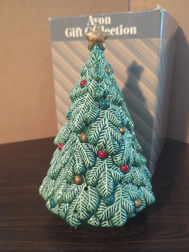 Avon Árbol de Navidad Pomander, De Colección, Años 80, Hecho en Brasil, Con Caja Original Foto 3 de 4