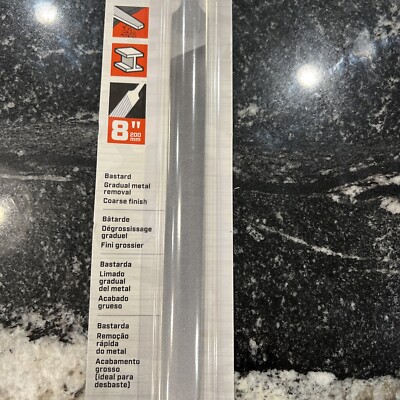 NEW Creacent NICHOLSON 21832N BLACK DIAMOND 8'' FLAT BASTARD FILE TOOL