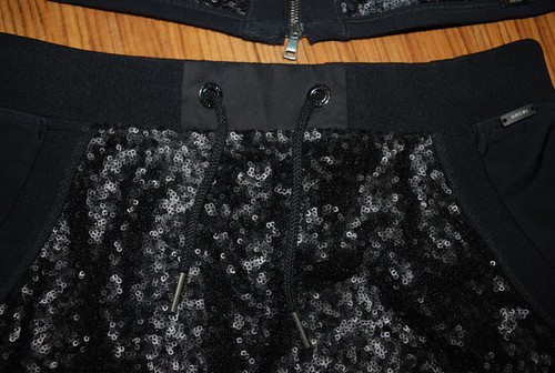 MARC CAIN Luxus schöner Set Kapuzenjacke - Rock Pailletten Front gr. 3 Rock 2 - Picture 12 of 24