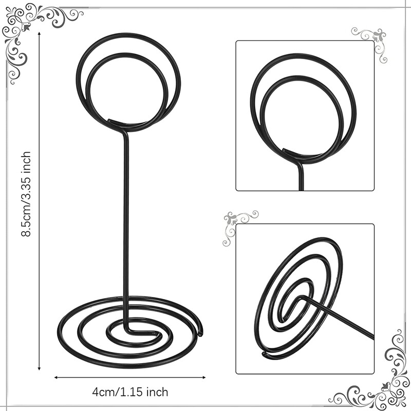 24 Pack Table Number Holder Wedding Table Name Card Holder Clips