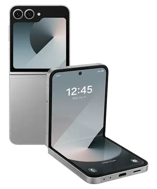 Samsung Galaxy Z Flip6 - T-Mobile 256GB Silver Shadow - Good