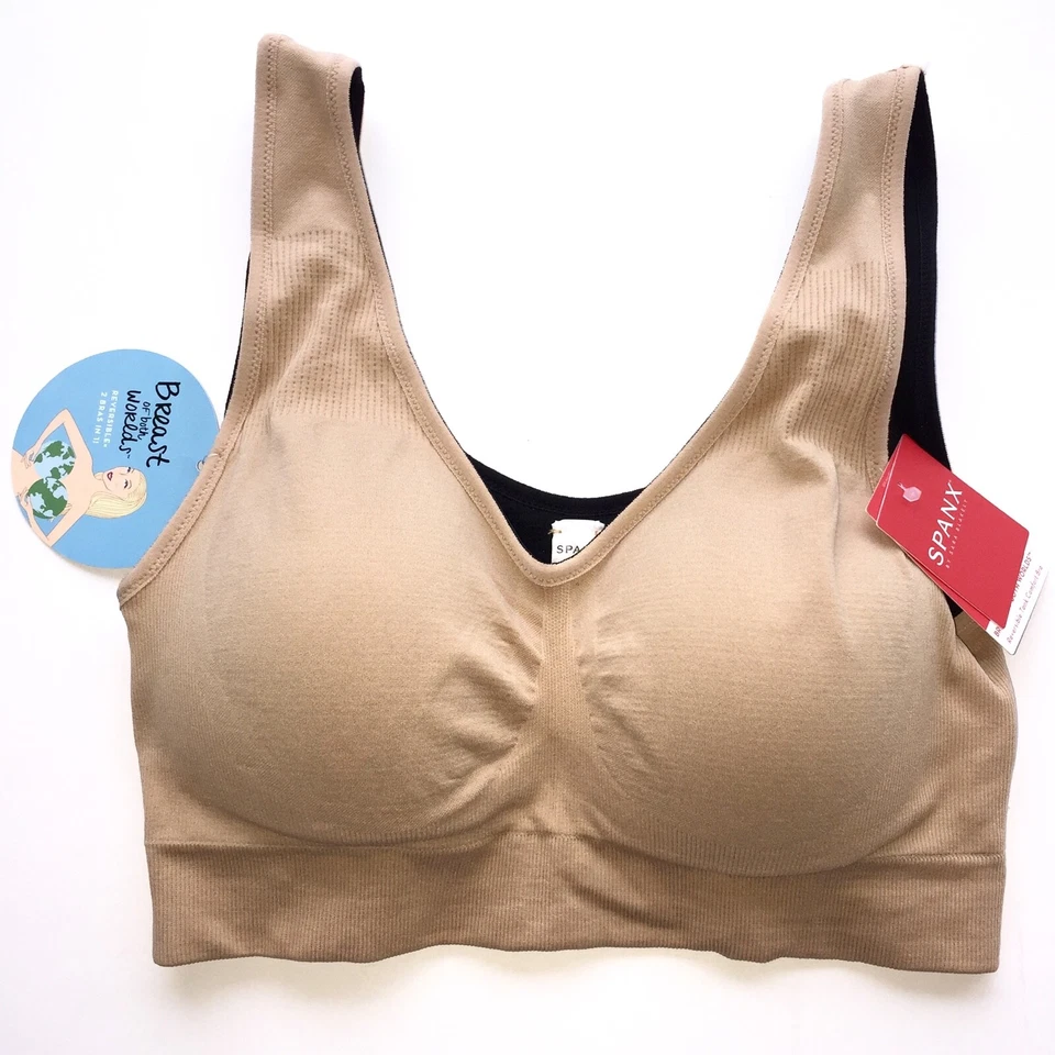 Sujetador reversible Spanx sin costuras cómodo tanque 30021R pecho de ambos mundos A295190 Foto 2 de 4